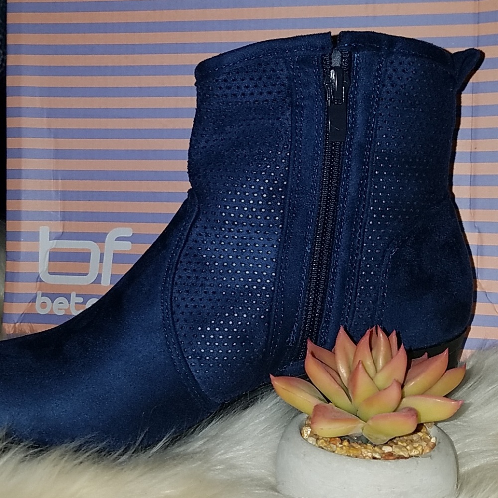 Navy Ankle Boot
